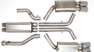 1996-1996 Corvette 3 inch Exhaust System Quad Tip 4.5 inch (LT-4)