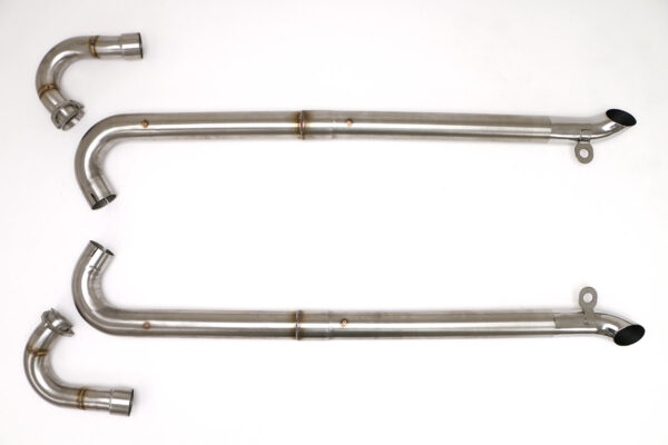 1963-1982 Corvette Side Pipes with Mufflers Fit LS Headers