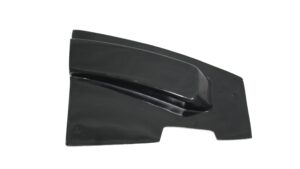 1963-1963 Corvette LH Radio Console Side Panel with Backplate