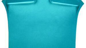 1967-1967 Corvette Coupe Headliner (Teal Blue) with Plastic Back