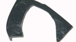 1963-1967 Corvette Headlight Bond Strip Outer Opening RH (Press Molded)