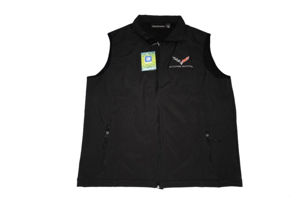 2014- Corvette C7 WORK WEAR VEST BLACK MEDIUM 2017-