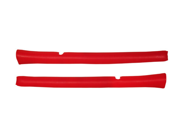 1953-1955 Corvette Upper Door Rails with Covers (Red)