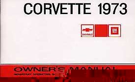 1973-1973 Corvette 1973 Owner's Manual