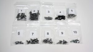 1967-1967 Corvette SCREW KIT, INTERIOR TRIM CAMARO COUPE 1967 (82 PC)