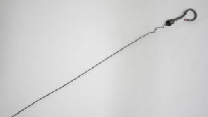 1965-1967 Corvette Oil Dipstick Correct Salmon Button (Big Block)