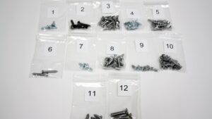 1971-1971 Corvette SCREW KIT, INTERIOR TRIM CHEVELLE-MALIBU CONV 1971 (90 PCS)