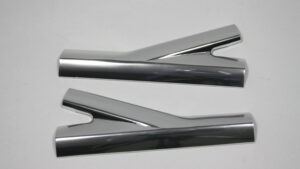 1961-1961 Corvette QUARTER PANEL Y MOULDING (PAIR) (WITHOUT CLIPS)