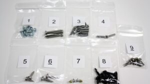 1969-1969 Corvette SCREW KIT- EXTERIOR TRIM CHEVELLE/MALIBU COUPE 1969 (45 PCS)