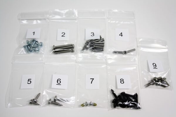 1969-1969 Corvette SCREW KIT- EXTERIOR TRIM CHEVELLE/MALIBU COUPE 1969 (45 PCS)