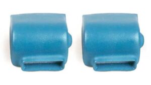 1966-1967 Corvette Seat Belt Retractor Covers - Pair (Medium Blue)