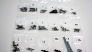 1967-1967 Corvette SCREW KIT-INTERIOR TRIM CAMARO/FIREBIRD CONV 1967 (107 PCS)