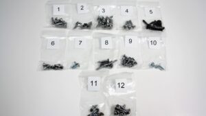 1968-1968 Corvette SCREW KIT, INTERIOR TRIM CHEVELLE-MALIBU CPE 1968 (77 PCS)
