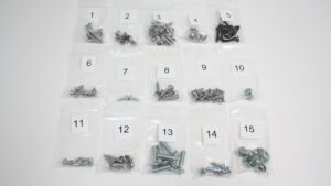 1968-1968 Corvette SCREW KIT, INTERIOR TRIM CHEVELLE-MALIBU CPE 68 (105 PCS)