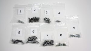 1967-1967 Corvette SCREW KIT INTERIOR TRIM CHEVELLE-MALIBU CPE 1967 (58 PCS)