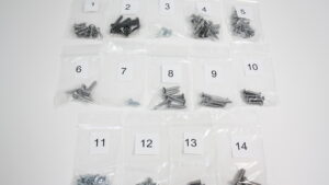 1969-1969 Corvette SCREW KIT- INTERIOR TRIM CHEVELLE/MALIBU CONV 1969 (87 PCS)