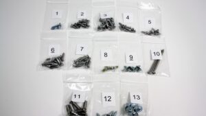 1967-1967 Corvette SCREW KIT, INTERIOR TRIM CHEVELLE-MALIBU CONV 1967 (92 PCS)