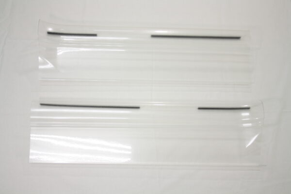 2005-2011 Corvette Sill Protector Clear Plain without Logo (pair)