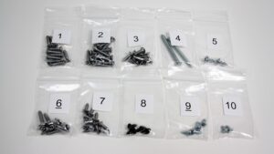 1966-1966 Corvette SCREW KIT, INTERIOR TRIM CHEVELLE/MALIBU COUPE 1966 (62 PCS)