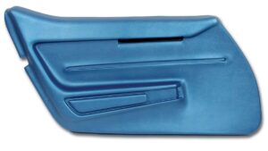 1968-1968 Corvette LH Door Panel without Trim (Bright Blue)