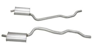 1963-1963 Corvette 2 1/2" WELDED OFF ROAD MUFFLER PR