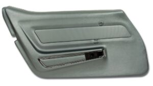 1969-1969 Corvette LH Deluxe Door Panel with Trim (Gunmetal)