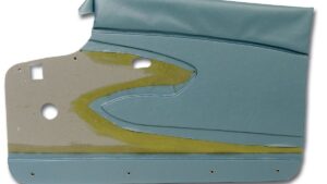 1959-1959 Corvette Door Panel - Pair without Metal Upper Support (Frost Blue)