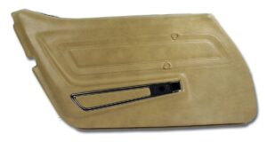 1977-1977 Corvette LH Door Panel with Trim (Buckskin)
