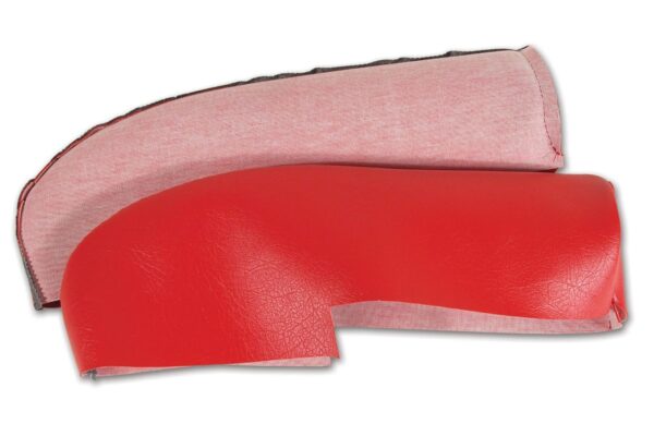 1959-1961 Corvette Door Panel Armrest Covers - Pair (Red)