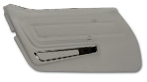 1977-1977 Corvette LH Door Panel with Trim (Smoke Gray)