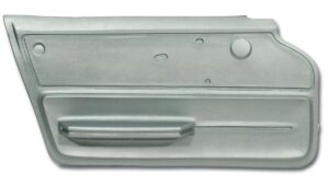 1965-1966 Corvette LH Coupe Standard Door Panel (Silver)