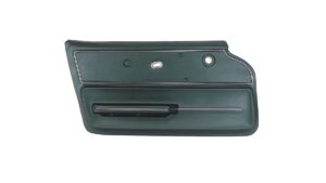 1967-1967 Corvette LH Convertible Deluxe Door Panel (Green) with Metal Upper Support