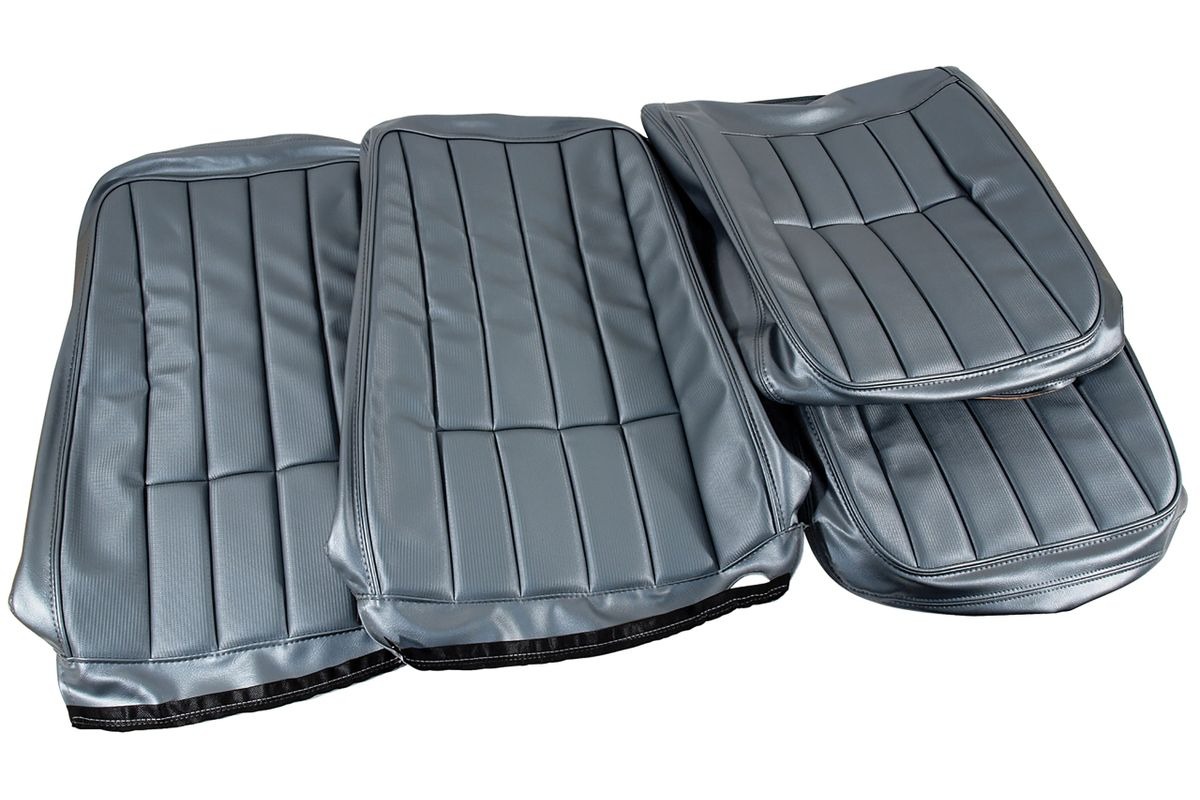 1968-1968 Corvette Vinyl Seat Covers Gunmetal - CA