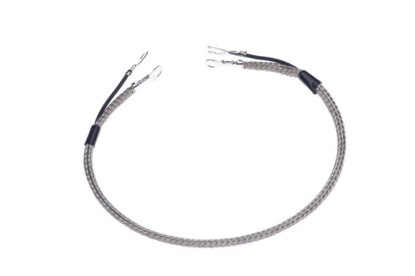 1955-1955 Corvette Coil Wire - Resistor to Coil All with Braided Shielding