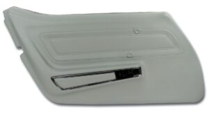 1976-1976 Corvette LH Standard Door Panel with Trim (Smoke) Gray