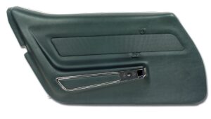 1969-1969 Corvette LH Deluxe Door Panel with Trim (Green)