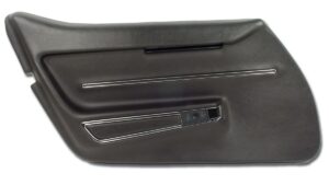 1968-1968 Corvette LH Deluxe Door Panel with Trim (Tobacco)