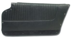 1963-1964 Corvette Coupe Door Panel - Pair with Metal Support (Dark Blue)