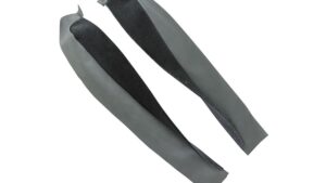 1976-1976 Corvette Deluxe Door Panel Carpet/Vinyl Strip - Pair Dark (Smoke)