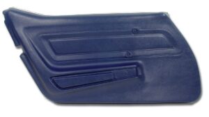 1977-1977 Corvette LH Door Panel without Trim (Dark Blue)
