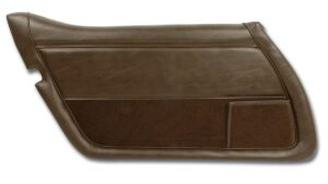 1978-1978 Corvette LH Door Panel (Dark Brown)