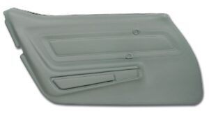 1977-1977 Corvette LH Door Panel without Trim (Smoke Gray)