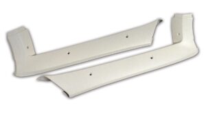 1977-1977 Corvette Pillar Post - Pair (White)