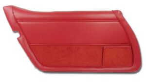 1981-1981 Corvette LH Door Panel (Medium Red)