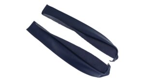 1977-1977 Corvette Deluxe Door Panel Carpet/Vinyl Strip - Pair (Dark Blue)