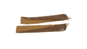 1976-1976 Corvette Deluxe Door Panel Carpet/Vinyl Strip - Pair Dark (Buckskin)