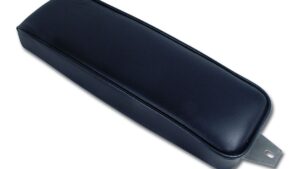 1966-1966 Corvette Leather Center Armrest Assembly (Dark Saddle)