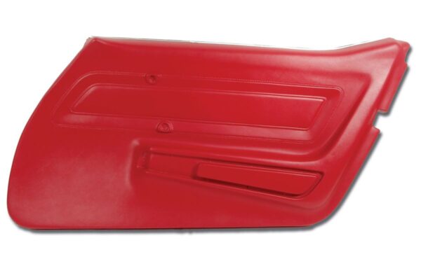 1977-1977 Corvette RH Door Panel without Trim (Red)