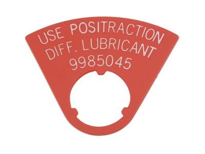 Positraction Red Tag (Plastic) (120069) – Keen Parts