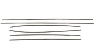 1962-1962 Corvette Door Panel Trim Set (6 Pieces)